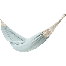 Load image into Gallery viewer, 10ft Black Universal Steel Hammock Stand & Authentic Double Clasico Hammock in Beau Blue