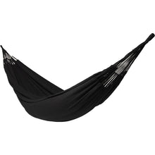 Load image into Gallery viewer, 10ft White Universal Steel Hammock Stand & Authentic Double Clasico Hammock in Midnight