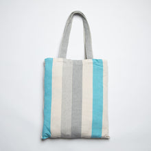 Load image into Gallery viewer, 10ft White Universal Steel Hammock Stand & Authentic Double Raya Hammock in Ocean Storm