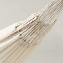 Load image into Gallery viewer, 10ft White Universal Steel Hammock Stand & Authentic Double Clasico Hammock in Natura