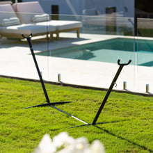 Load image into Gallery viewer, 10ft Universal Steel Hammock Stand Black