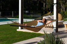 Load image into Gallery viewer, Caribbean Polyester Rope Hammock in Tan