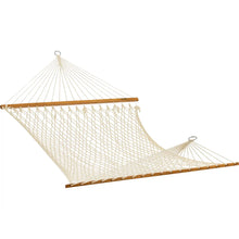 Load image into Gallery viewer, Resort King Polyester Rope Hammock in Cream