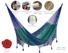 Load image into Gallery viewer, Deluxe Outdoor Cotton Hammock King - Caribe