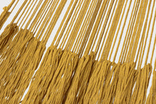 Load image into Gallery viewer, Deluxe Outdoor Cotton Hammock King - Mustard