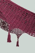 Load image into Gallery viewer, Deluxe Outdoor Cotton Hammock King - Maroon