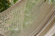 Load image into Gallery viewer, Deluxe Outdoor Cotton Hammock King - Cream