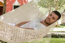 Load image into Gallery viewer, Deluxe Outdoor Cotton Hammock King - Cream