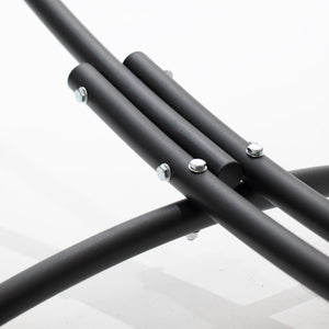12ft Steel Arc Hammock Stand in Black