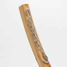 Load image into Gallery viewer, 12ft Natural Wooden Arc Hammock Stand &amp; King Quilted Hammock in Stone Stripe