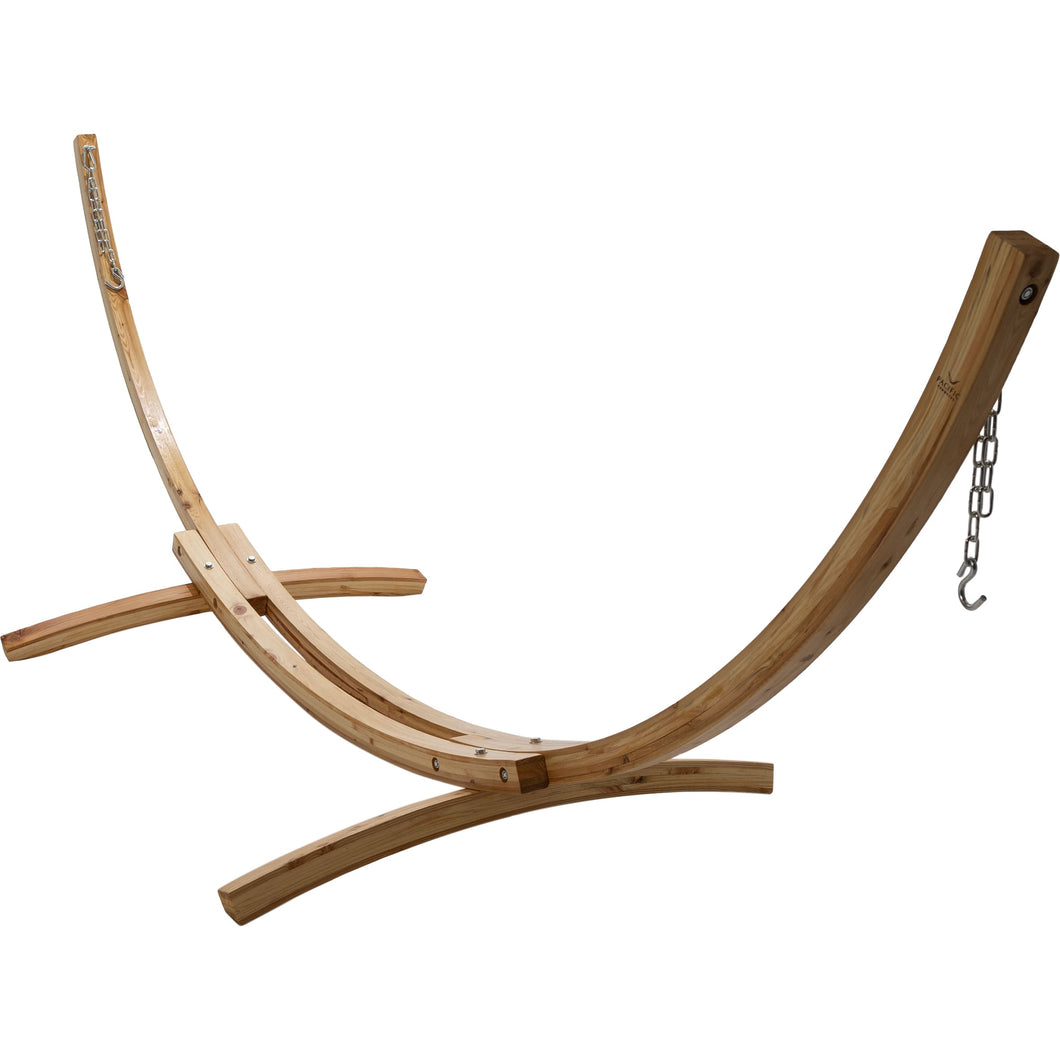 Discount 12ft Wooden Arc Hammock Stand Natural