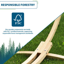 Load image into Gallery viewer, Responsible forestry graphic stating that the wooden components use FSC® certified materials.