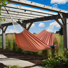 Load image into Gallery viewer, Brazilian Sunbrella® Double Hammock - Coral