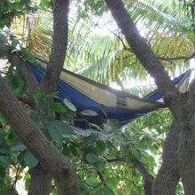 Load image into Gallery viewer, Nylon Parachute Camping Hammock Navy/Olive