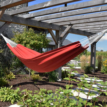 Load image into Gallery viewer, Brazilian Sunbrella® Double Hammock - Crimson
