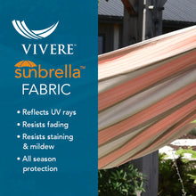 Load image into Gallery viewer, Brazilian Sunbrella® Double Hammock - Cameo