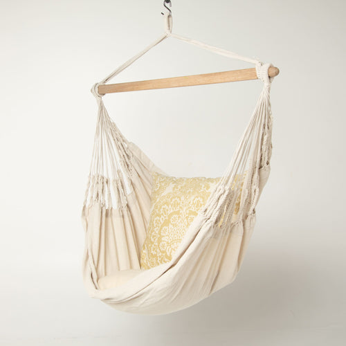 Authentic Colombian Polycotton Hammock Chair in Natura