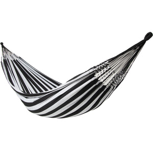 10ft Black Universal Steel Hammock Stand &  Authentic Double Raya Hammock in Binario