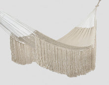 Load image into Gallery viewer, Cascade Hand Woven Authentic Mexican Hammock in Ivory