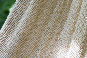 Cascade Hand Woven Authentic Mexican Hammock in Ivory