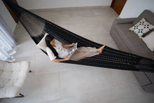Load image into Gallery viewer, Outdoor Cotton Hammock King - Obsidian Breeze