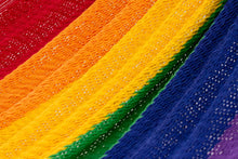 Load image into Gallery viewer, Outdoor Cotton Hammock Queen - Rainbow