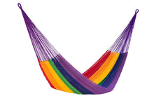 Load image into Gallery viewer, Outdoor Cotton Hammock Queen - Rainbow