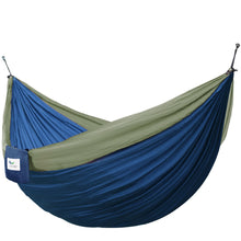 Load image into Gallery viewer, Nylon Parachute Camping Hammock Navy/Olive