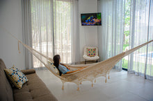 Load image into Gallery viewer, Deluxe Outdoor Cotton Hammock King - Chichen Sunrise