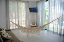 Load image into Gallery viewer, Deluxe Outdoor Cotton Hammock King - Chichen Sunrise