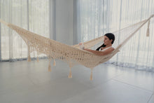 Load image into Gallery viewer, Deluxe Outdoor Cotton Hammock King - Chichen Sunrise