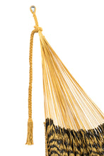 Load image into Gallery viewer, Deluxe Outdoor Cotton Hammock King - Mamba Honey Black