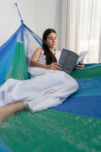 Load image into Gallery viewer, Deluxe Outdoor Cotton Hammock King - Oceanica