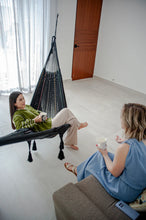 Load image into Gallery viewer, Deluxe Outdoor Cotton Hammock King - Obsidian Breeze