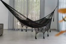 Load image into Gallery viewer, Deluxe Outdoor Cotton Hammock King - Obsidian Breeze