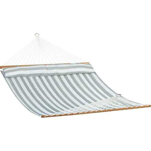 Whitsunday King Quilted Hammock in Stone Stripe