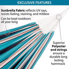 Load image into Gallery viewer, Brazilian Sunbrella® Double Hammock - Token Surfside
