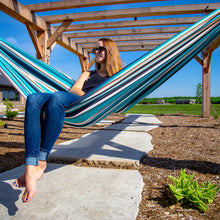 Load image into Gallery viewer, Brazilian Sunbrella® Double Hammock - Token Surfside