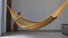 Load image into Gallery viewer, Outdoor Cotton Hammock King - Mamba Honey Black