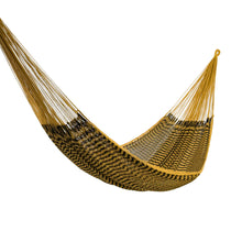 Load image into Gallery viewer, Outdoor Cotton Hammock King - Mamba Honey Black
