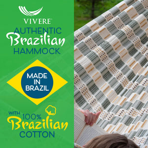 Authentic Brazilian Luxury Double Hammock - Honey Island