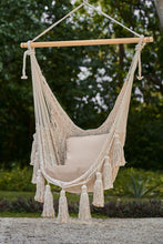Load image into Gallery viewer, Deluxe Hammock Swing Chair - Cream
