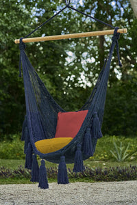 Deluxe Hammock Swing Chair - Blue