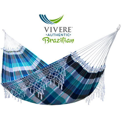 Authentic Brazilian Tropical Double Hammock - Marina