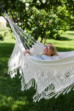 Load image into Gallery viewer, Brazilian Deluxe Double Hammock Natural