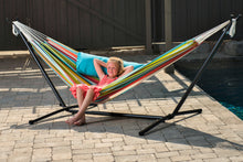 Load image into Gallery viewer, Combo - Double Polyester Hammock with Stand (8ft) - Ciao