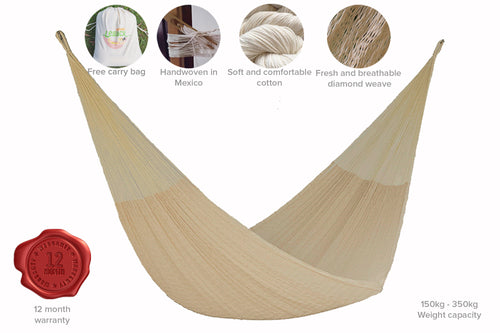 Cotton Hammock King - Cream
