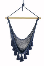 Load image into Gallery viewer, Deluxe Hammock Swing Chair - Blue