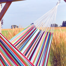 Load image into Gallery viewer, Double Brazilian Polyester Hammock in Ciao