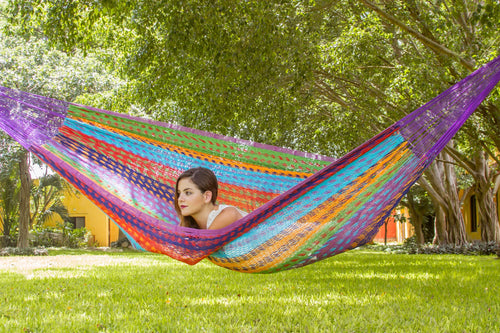 Outdoor Cotton Hammock Queen - Colorina